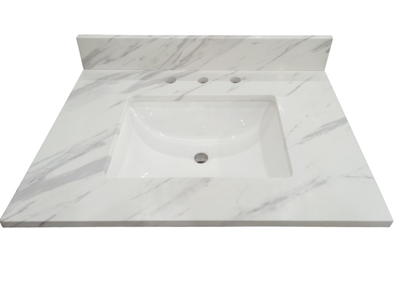 Volakas Engineered Marble Tops