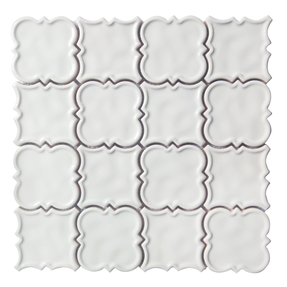 White Ceramic Mosaic Square