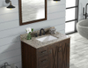 31-in Siena Quartz Single Sink Bathroom Vanity Top (Castle Rock)