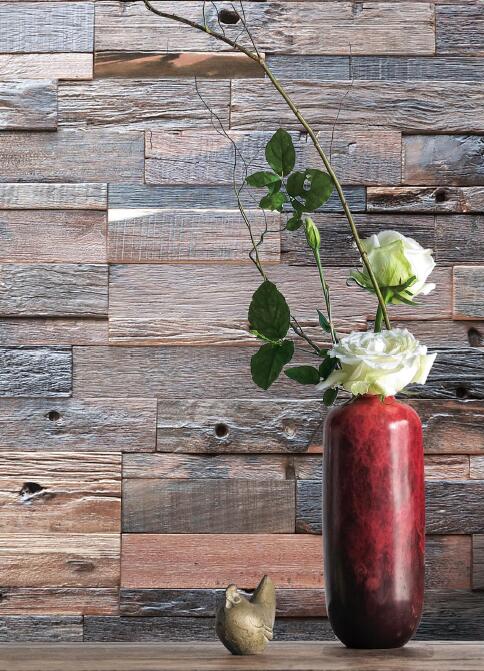 Heritage Panel Antique Wood Mosaic Random Plank 