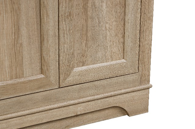 Retford 48-in Light Wood Double Sink Bathroom Vanity with Carrara White Engineered Stone Top