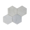 Oriental White Marble Mosaic Honed 6" Hexagon