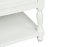 Elizabeth 36-in Vanity Combo in Dove White with 1in Thichness Authentic Italian Carrara Marble Top - PlusV2.0