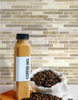 Sandy Dune - Marble & Glass Mosaic Random Strip