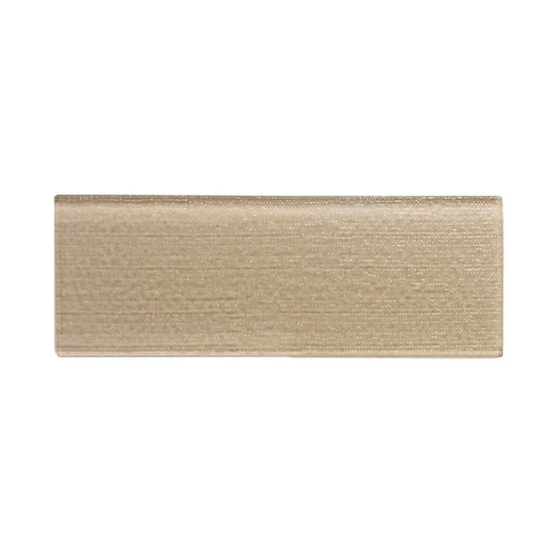 Linen Beige Glass Tile 3"x8" 
