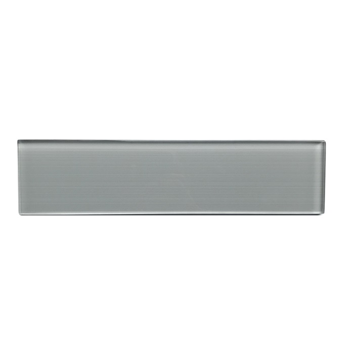 Space Linen Gray Glass Tile 3"x12" 