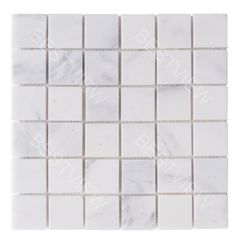 Oriental White Marble Mosaic Polished 2"×2 " 
