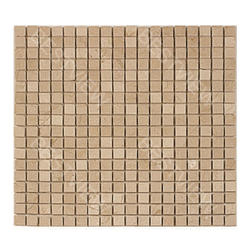 Cream Marfil Mosaic Polished 5/8"