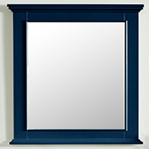 Mirror 25-in W X 36-in H Navy Blue Rectangular Bathroom Mirror