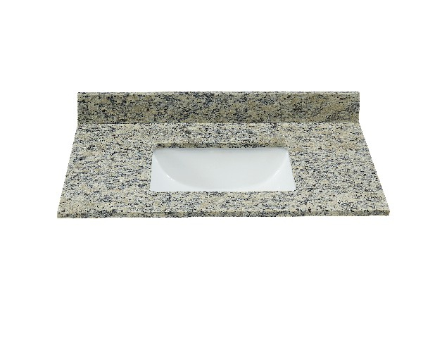 31-in Santa Cecilia Light Granite Single Sink Bathroom Vanity Top