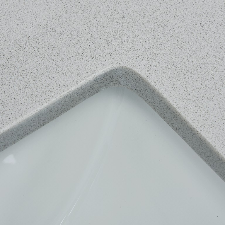 31-in Koala Gray Engineered Marble Single Sink Bathroom Vanity Top (Meridian Gray)®
