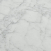 61 In. Bianco Carrara White Marble Vanity Top Premium 1 In. Thickness with Double White Sinks