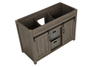 Farm Barn 48-in Bath Vanity Cabinet Only in Antique Brown
