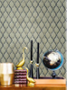 Soft Harmony Antique Mirror Glass Mosaic Feathers 
