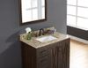 31-in Santa Cecilia Granite Single Sink Bathroom Vanity Top