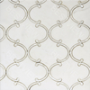 Thassos White & Mother Of Pearl Waterjet Mosaic