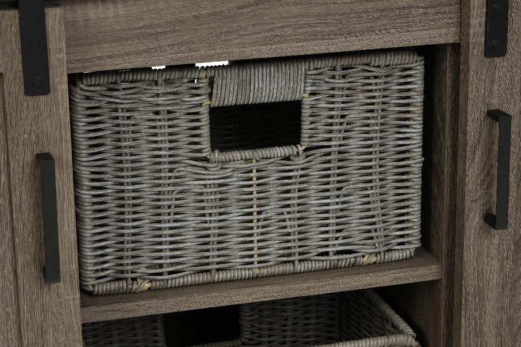 Farm Barn 48-in Bath Vanity Cabinet Only in Antique Brown
