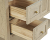 Salem 36-in Vanity Combo InNautre Wooden with Bianco Carrara Marble Top