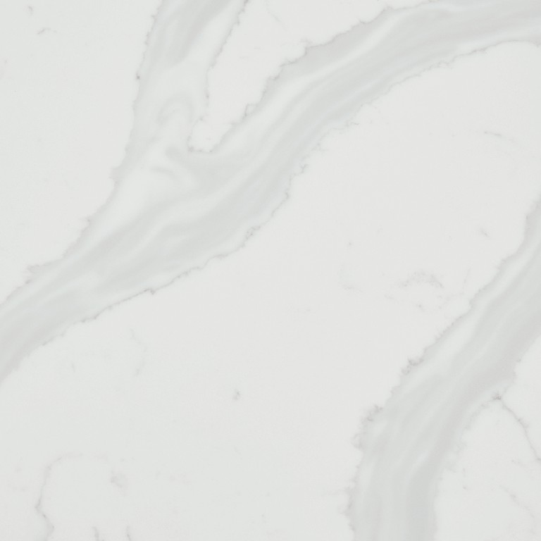 43-in Statuario White Quartz Single Sink Bathroom Vanity Top （calacatta）