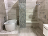 Wooden White Marble Tile Honed 6"x24" 