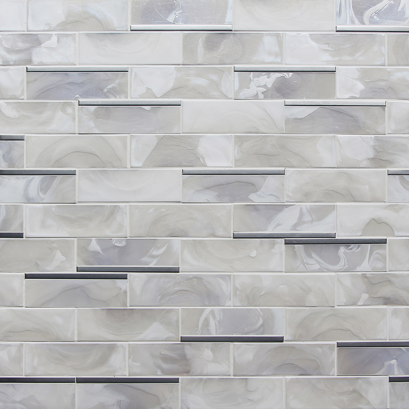 HANDMADE HOT GLASS TILE 001112