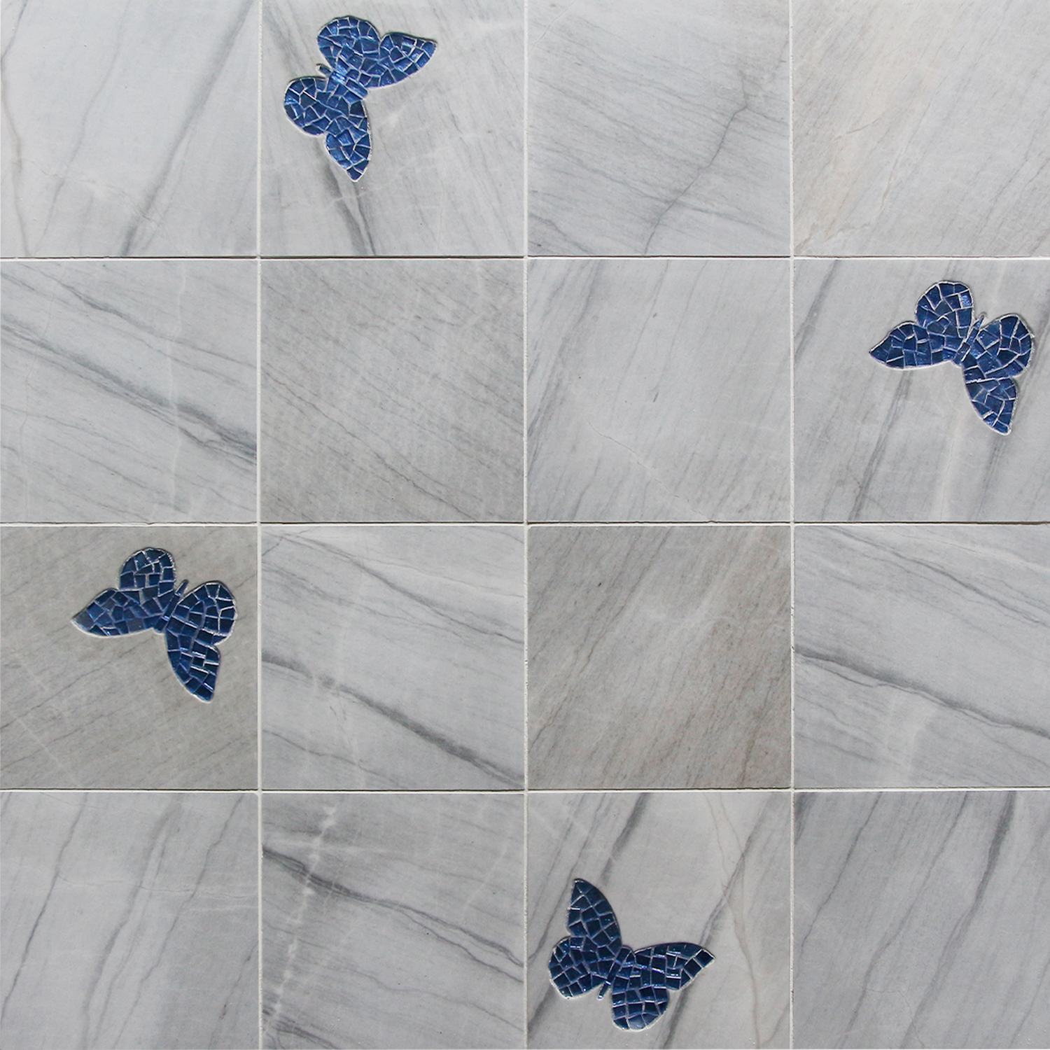 GLASS MOSAIC 001118 Buy Glass Mosaic, Misty Gray Glass Mosaic Product